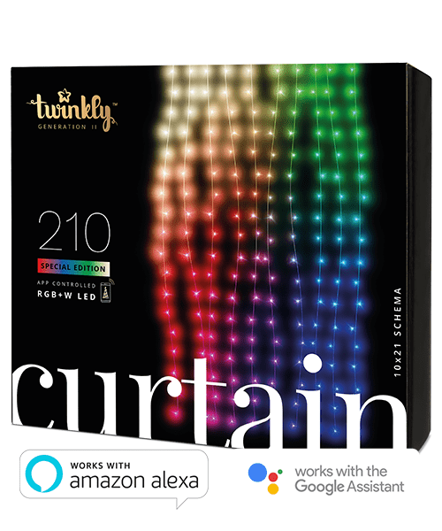 Twinkly Curtain 210 LED RGBW IP44