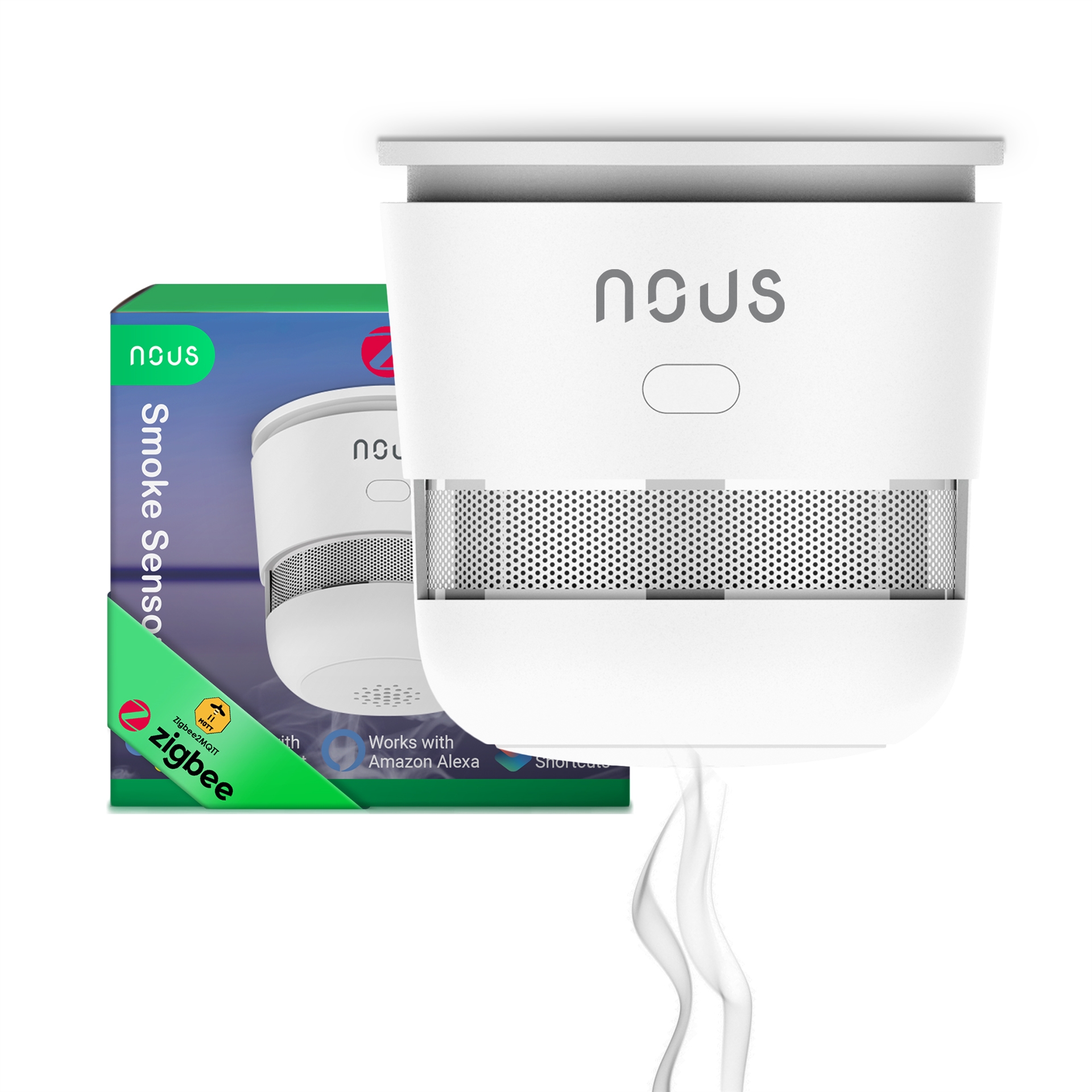 Nous E8 Zigbee Smart Smoke Sensor