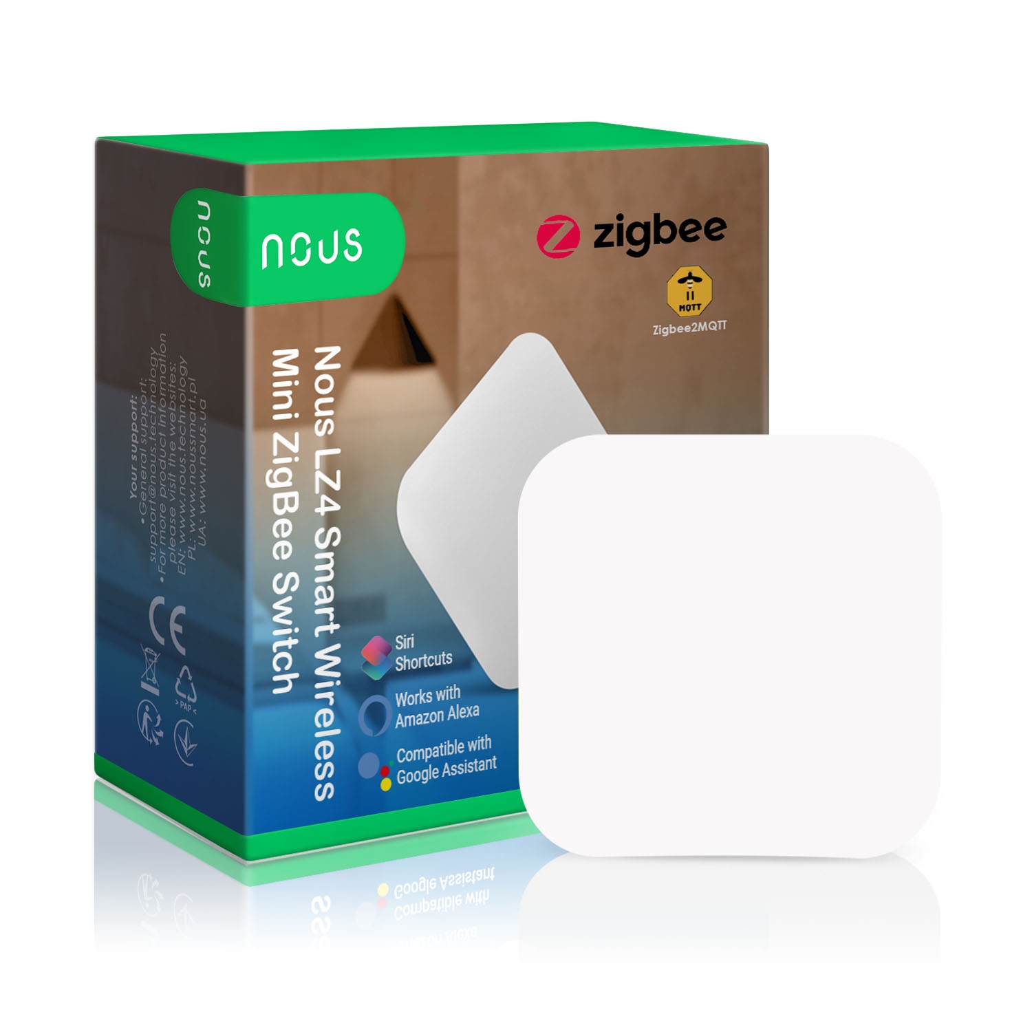 Nous LZ4 Smart Wireless Mini ZigBee Switch