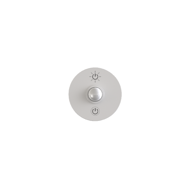 ROUND-1SP – trådløs bevægelsessensor / trykknap, RF433, CR2450
