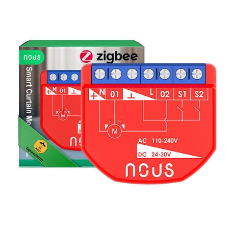 Nous B4Z ZigBee Smart Curtain Module
